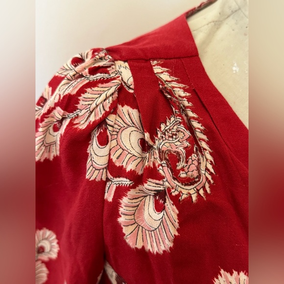 CLOSET CLEAR OUT: TDC Topson Wrap Top & Midi Skirt Set - Picture 5 of 14